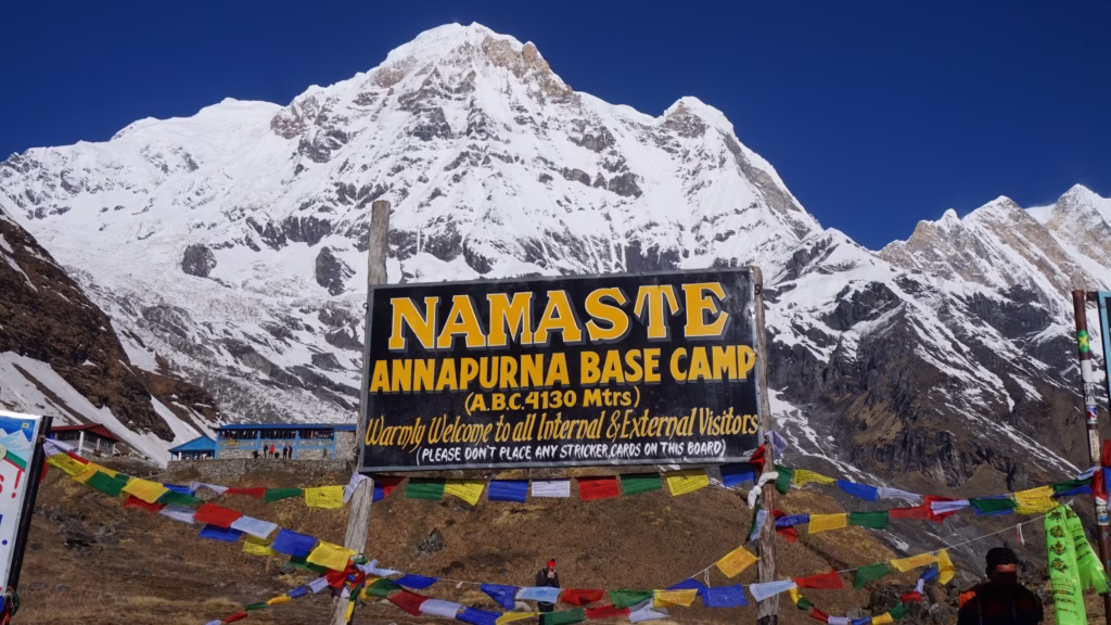 this is the picture of Nepal Annapurna conservation area base camp trek